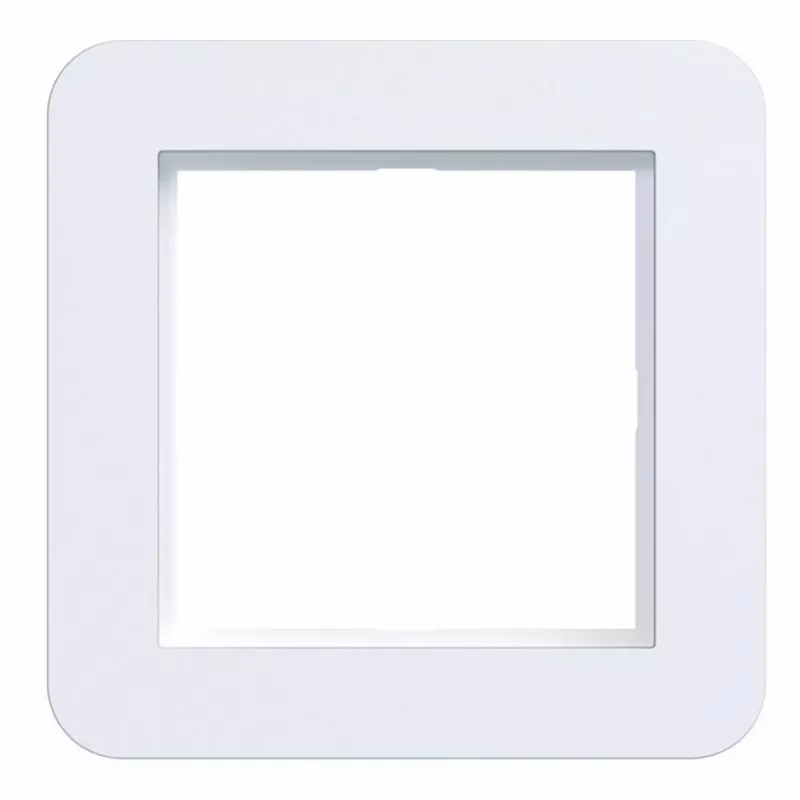 Moldura de cobertura HAGER WAD7100WM 1 módulo C.1 branco luz mate