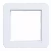 Moldura de cobertura HAGER WAD7100WM 1 módulo C.1 branco luz mate