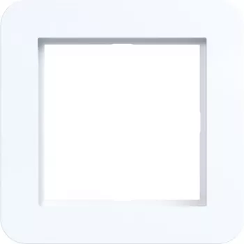 Moldura de cobertura Hager WAD7100WG 1 módulo C.1 branco luz brilhante