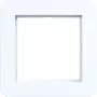 Moldura de cobertura Hager WAD7100WG 1 módulo C.1 branco luz brilhante