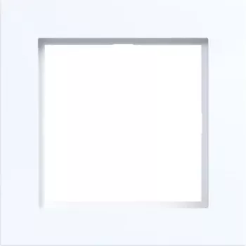 Moldura de cobertura Hager WAD6100WG 1 módulo A.1 branco luz brilhante