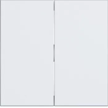 Hager WAW2000WM interruptor de tecla 2 módulos branco-luz mate