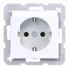 Hager WAS1101WG tomada Ax/Cx branco-luz brilhante