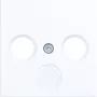Hager placa central Ax/Cx branco-luz brilhante WAF1168WG
