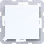 Hager tampa cega com peça central WAF1001WG (branco-polar, brilhante)