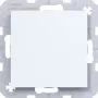Hager WAF1001WM tampa cega com peça central, branco-polar