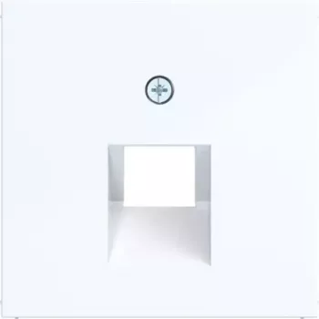 Hager kallysto.pur placa central Ax/Cx branco-luz brilhante WAF1107WG