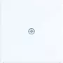Hager placa central Ax/Cx branco-luz brilhante WAF4400WG