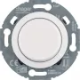 Hager WTN4011WG dimmer rotativo universal com peça central, sistema 1930/Glas, branco, embutir, R L C LED
