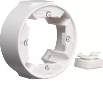 Hager WTD3110WG moldura saliente 1 módulo série 1930 branco polar brilhante