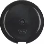 Hager WTF4400BG placa central para saída de cabo, 1930 vidro, preto brilhante