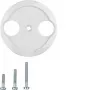 Hager placa central WTF4592PW para tomada de antena 2 furos 1930/vidro branco polar
