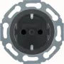 Hager Witty WTS1200BG tomada Schuko preto brilhante