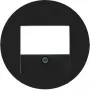 Hager WLF4000BG placa central com recorte TAE, R.Classic, preto