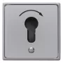 Hager WDE4450 Interruptor de chave encastrado para meio cilindro perfilado ferro fundido IP44 1 contacto NA