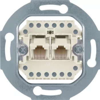 Hager WDF41083 Tomada UAE 8/8 polos módulo branco