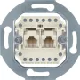 Hager WDF41083 Tomada UAE 8/8 polos módulo branco
