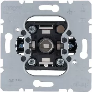 Hager WDE5101 Mecanismo de botão com sinal luminoso E10 terminal de parafuso encastrado