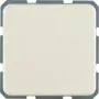 Hager WWS1111WP Tomada SCHUKO com tampa basculante, encastrada, IP44, branco