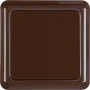 Hager WWG1111BR Tomada SCHUKO com tampa basculante e moldura WG UP IP44 castanho