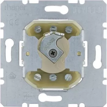 Hager módulo de interruptor de chave bipolar de embutir para meio cilindro de perfil WDE382610