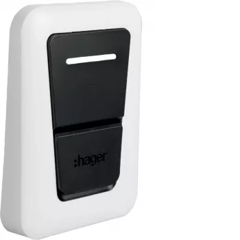 Hager XVS130 Placa de cobertura branco tráfego tomada