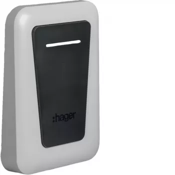 Hager XVS131 Placa de cobertura branco tráfego para saída de cabo