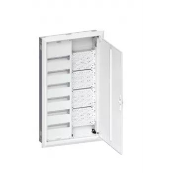 HAGER FWU62K1 Quadro de distribuição encastrado UP72PLE+Multimédia, IP30, classe de proteção II, dimensões de nicho 980x580x110 mm