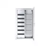 HAGER FWU62K1 Quadro de distribuição encastrado UP72PLE+Multimédia, IP30, classe de proteção II, dimensões de nicho 980x580x110 mm