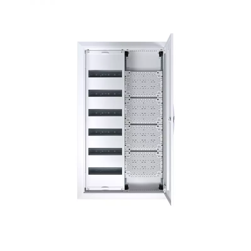 HAGER FWU62K1 Quadro de distribuição encastrado UP72PLE+Multimédia, IP30, classe de proteção II, dimensões de nicho 980x580x110 mm