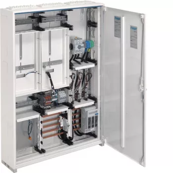 Hager FP73W11N quadro de transformador e contadores 1100x800x205 mm 2 campos de contagem