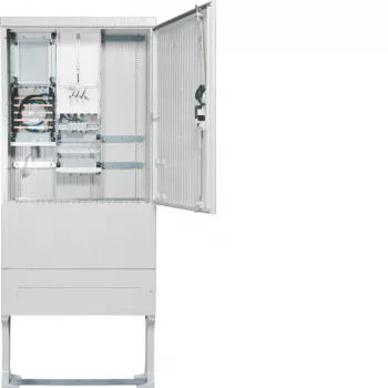 Hager ZAS207BD15A coluna de ligação de contadores 207 Base 1 metro 3 fusíveis 5 polos + APZ