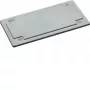 HAGER FZ404 placa de entrada de cabos plástico cinzento claro (RAL 7035) para quadro distribuidor