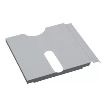 Hager FZ707 placa de montagem 13 módulos aço zincado