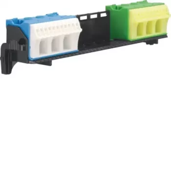 HAGER suporte de terminais com 2x14 terminais PE/N QuickConnect FZ381