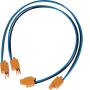 Hager KU9S40HE kit de montagem e ligação SPD com derivação de tensão, 2 polos, 6 kV, para universZ