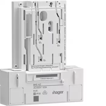 HAGER KU83LHE BKE-A versão base 3 fases adaptador de quadro de contadores