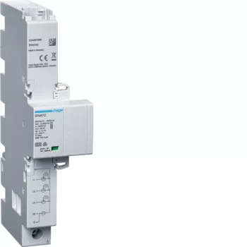 Hager SPA801Z descarregador combinado de trovoada e sobretensão tipo 1+2+3 4P Iimp 12,5kA TT/TNS