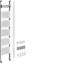 Hager UF51NW campo multimédia completo 1350mm 1 campo universZ branco tráfego