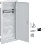 Hager quadro multimédia Volta encastrar 4 filas com porta de plástico ranhurada
