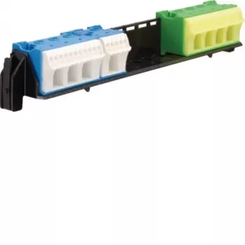 HAGER bloco de terminais PE/N 2 filas VZ462