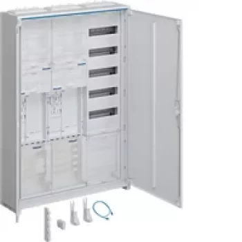 Hager ZB33ET225W1 armário universal 800x205x1100 mm saliente IP44 branco tráfego RAL 9010 3 campos