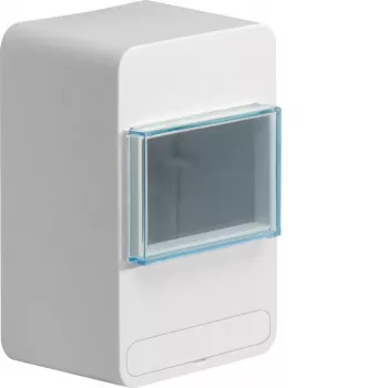 Hager TGC600 caixa saliente para atuador de aquecimento, vertical, IP31, branco