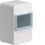 Hager TGC600 caixa saliente para atuador de aquecimento, vertical, IP31, branco