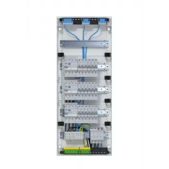 Hager VA60BV1 Quadro elétrico de superfície Volta APV 5x12 PLE 3 circuitos RCD 60 módulos IP30 branco