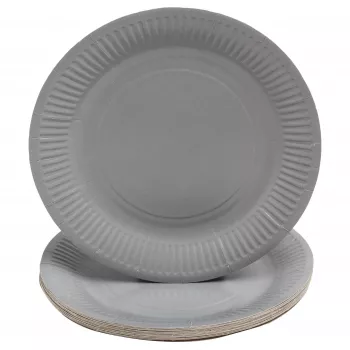 PROnappe 20 pratos de cartão Ø 23,0 cm branco