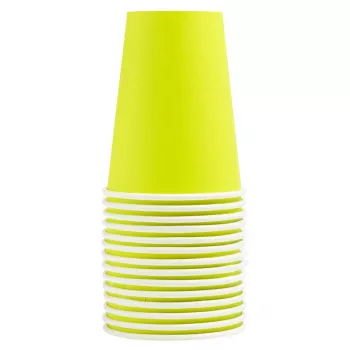 PROnappe 15 copos de cartão 200 ml, Kiwi Green (89113I)