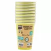 PROnappe 15 Copos de cartão 200 ml, verde kiwi (89113I)