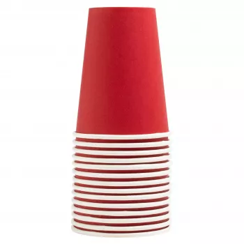 PROnappe 15 copos de cartão 200 ml, vermelho (89115I)