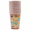 PROnappe 15 Copos de cartão 200 ml, vermelho (89115I)